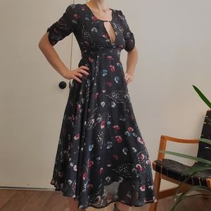 Free People Navy Blue party dress